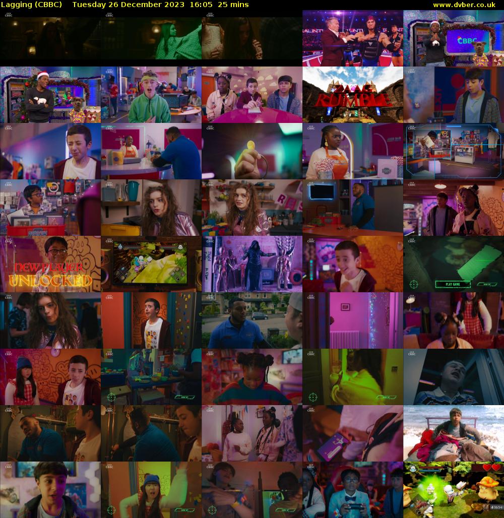Lagging (CBBC) Tuesday 26 December 2023 16:05 - 16:30