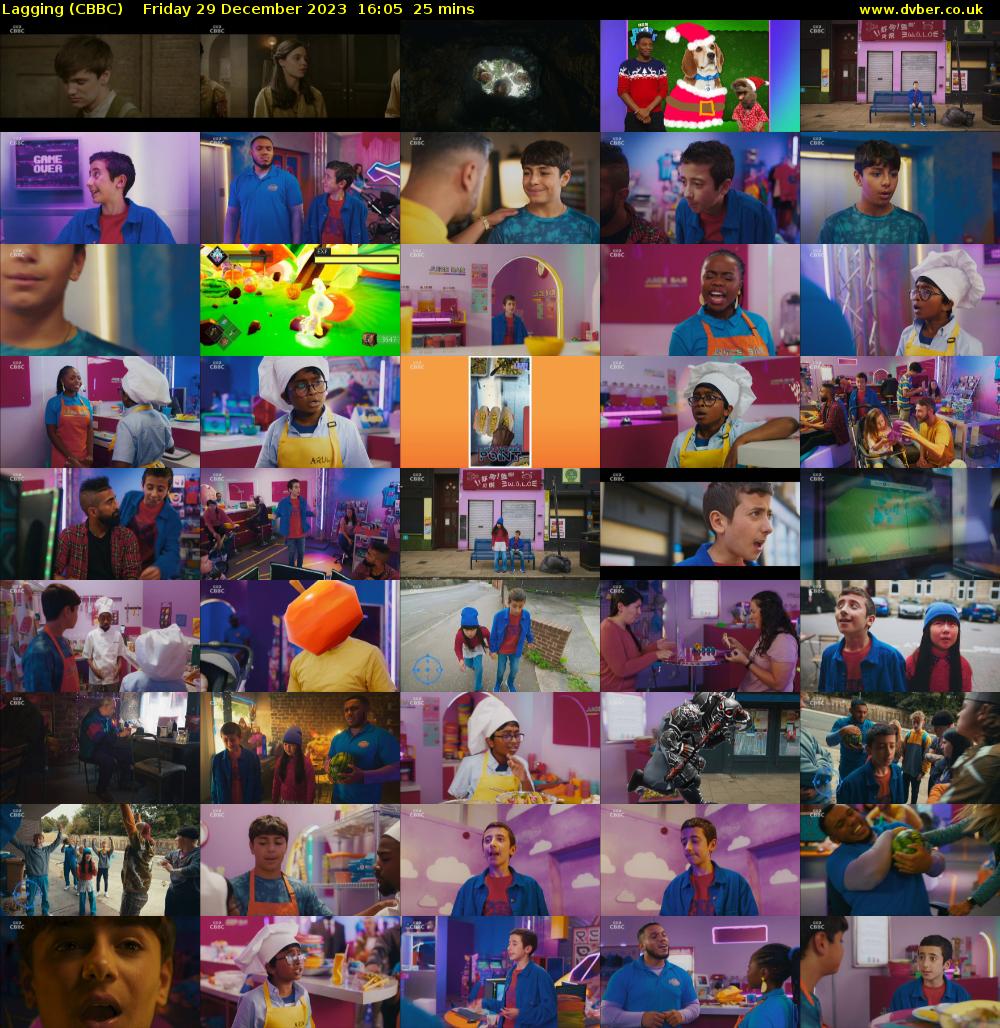 Lagging (CBBC) Friday 29 December 2023 16:05 - 16:30