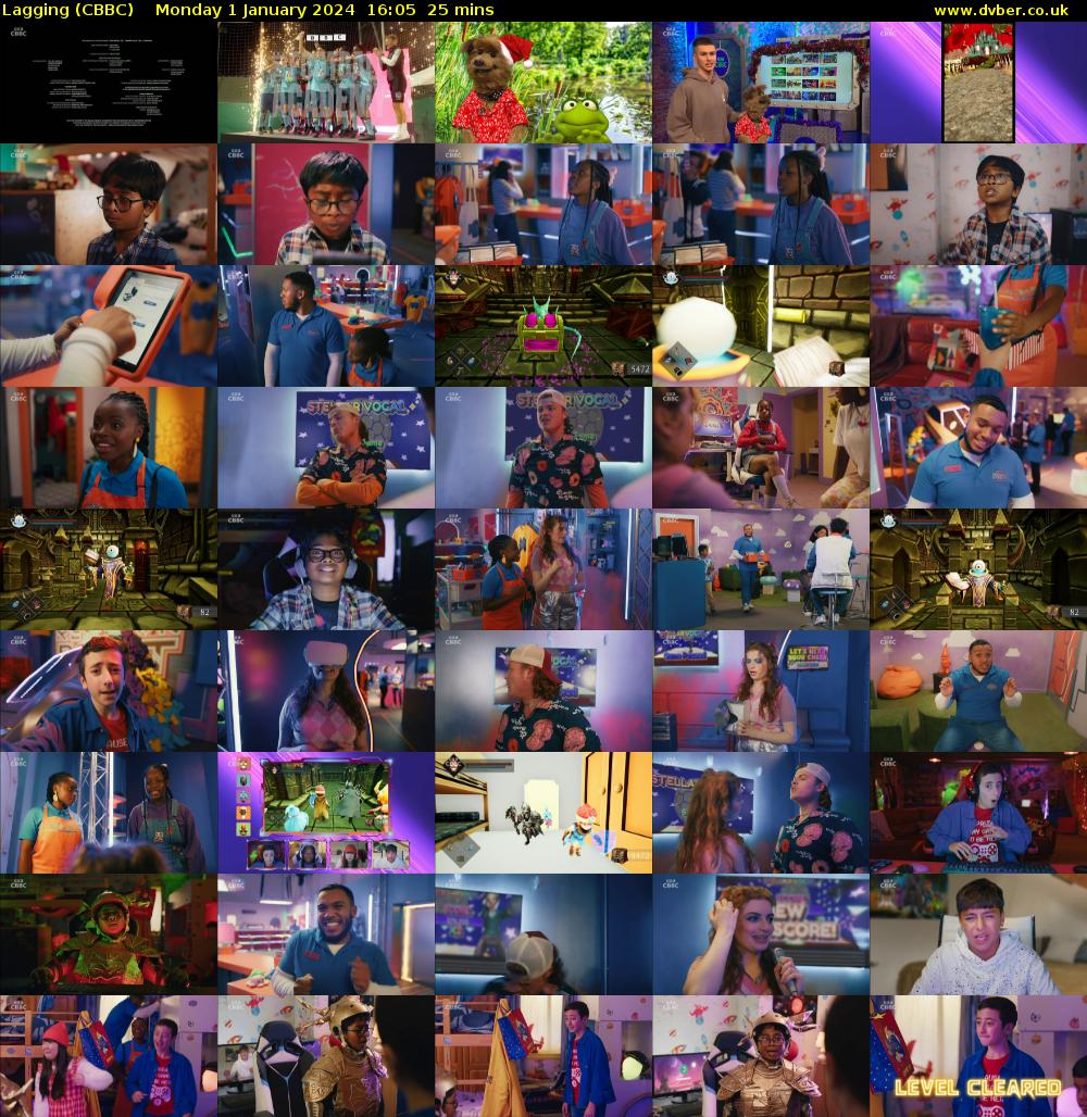 Lagging (CBBC) Monday 1 January 2024 16:05 - 16:30