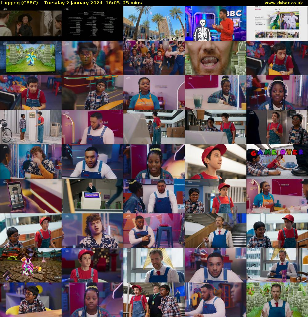Lagging (CBBC) Tuesday 2 January 2024 16:05 - 16:30