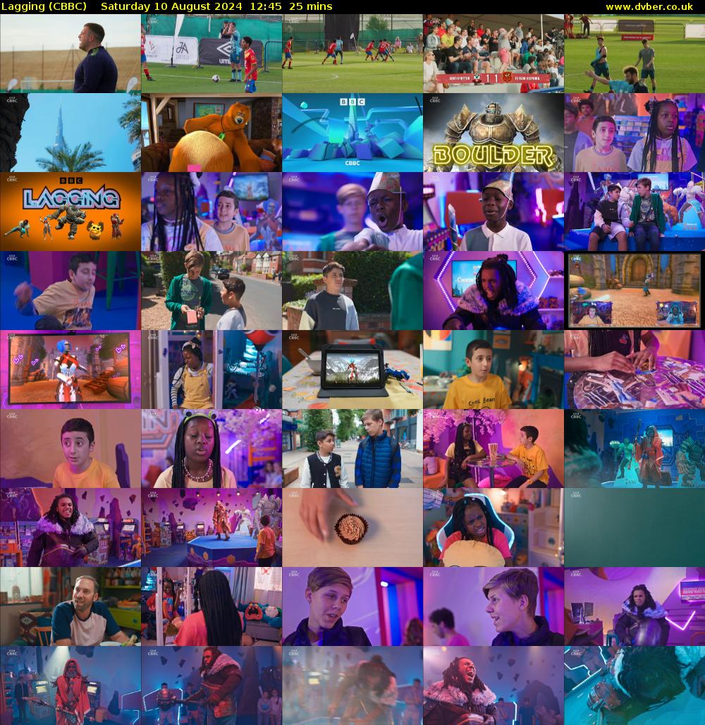 Lagging (CBBC) Saturday 10 August 2024 12:45 - 13:10