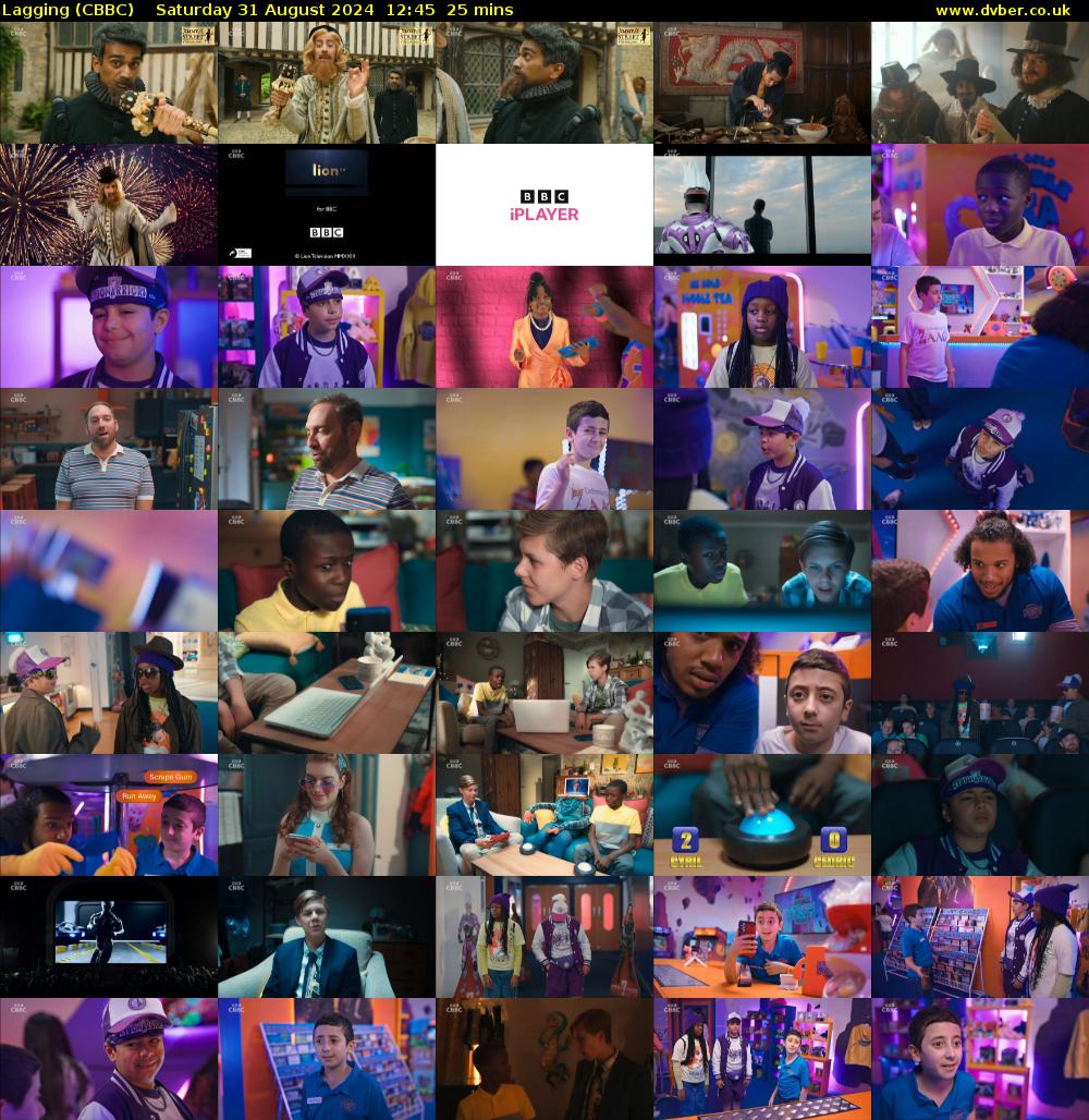 Lagging (CBBC) Saturday 31 August 2024 12:45 - 13:10