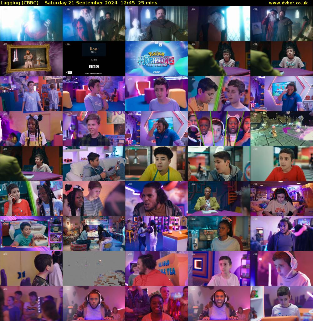 Lagging (CBBC) Saturday 21 September 2024 12:45 - 13:10