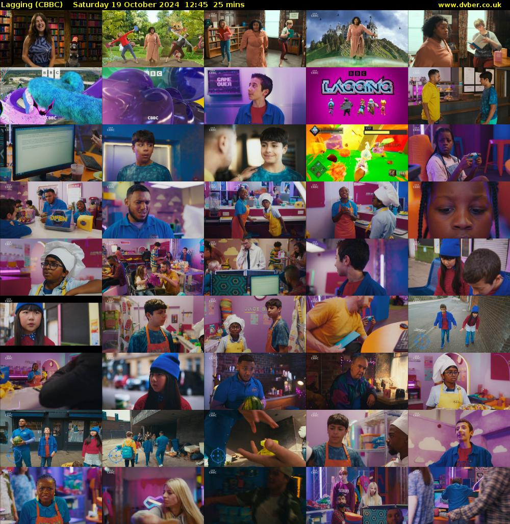 Lagging (CBBC) Saturday 19 October 2024 12:45 - 13:10