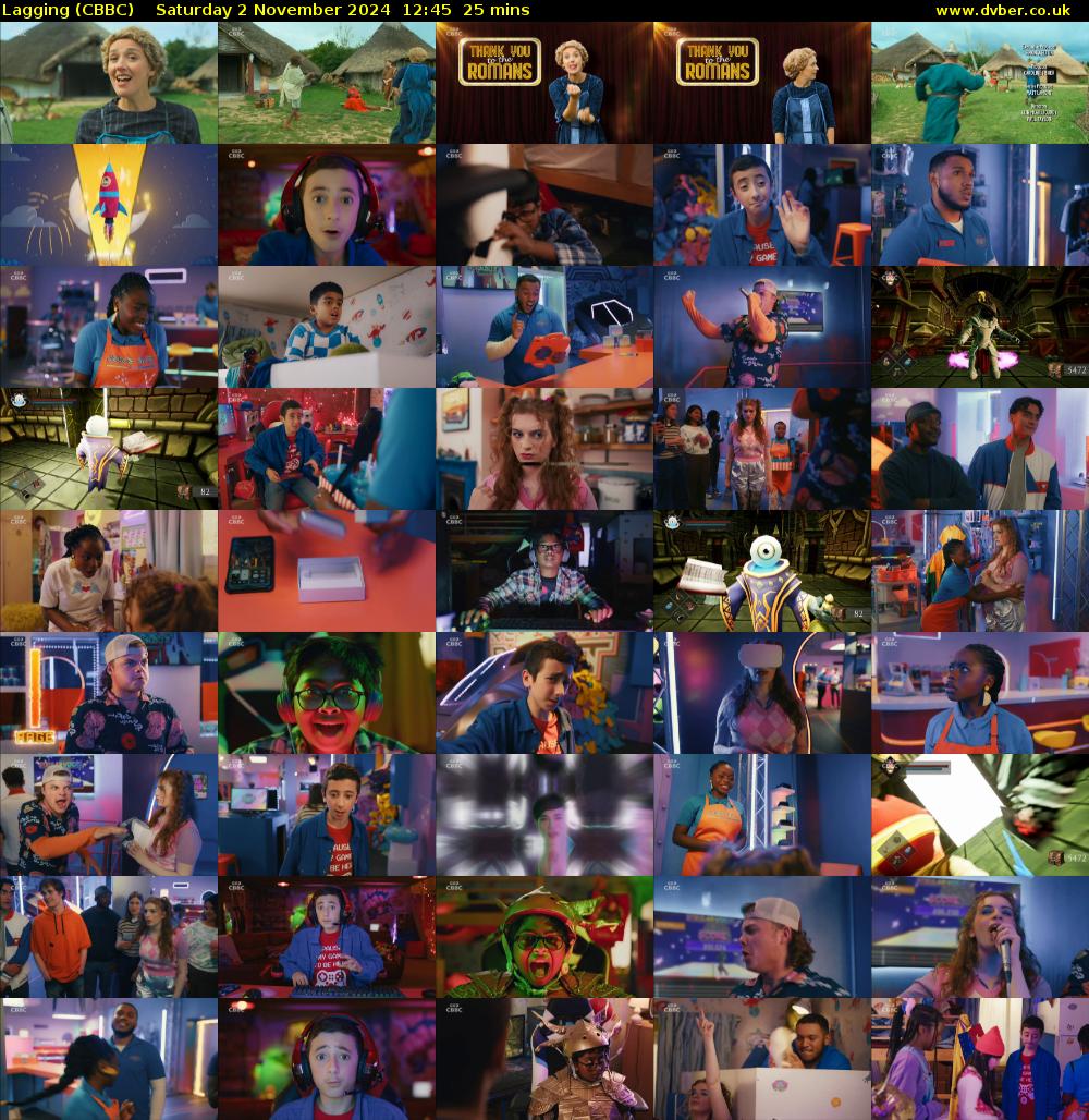 Lagging (CBBC) Saturday 2 November 2024 12:45 - 13:10
