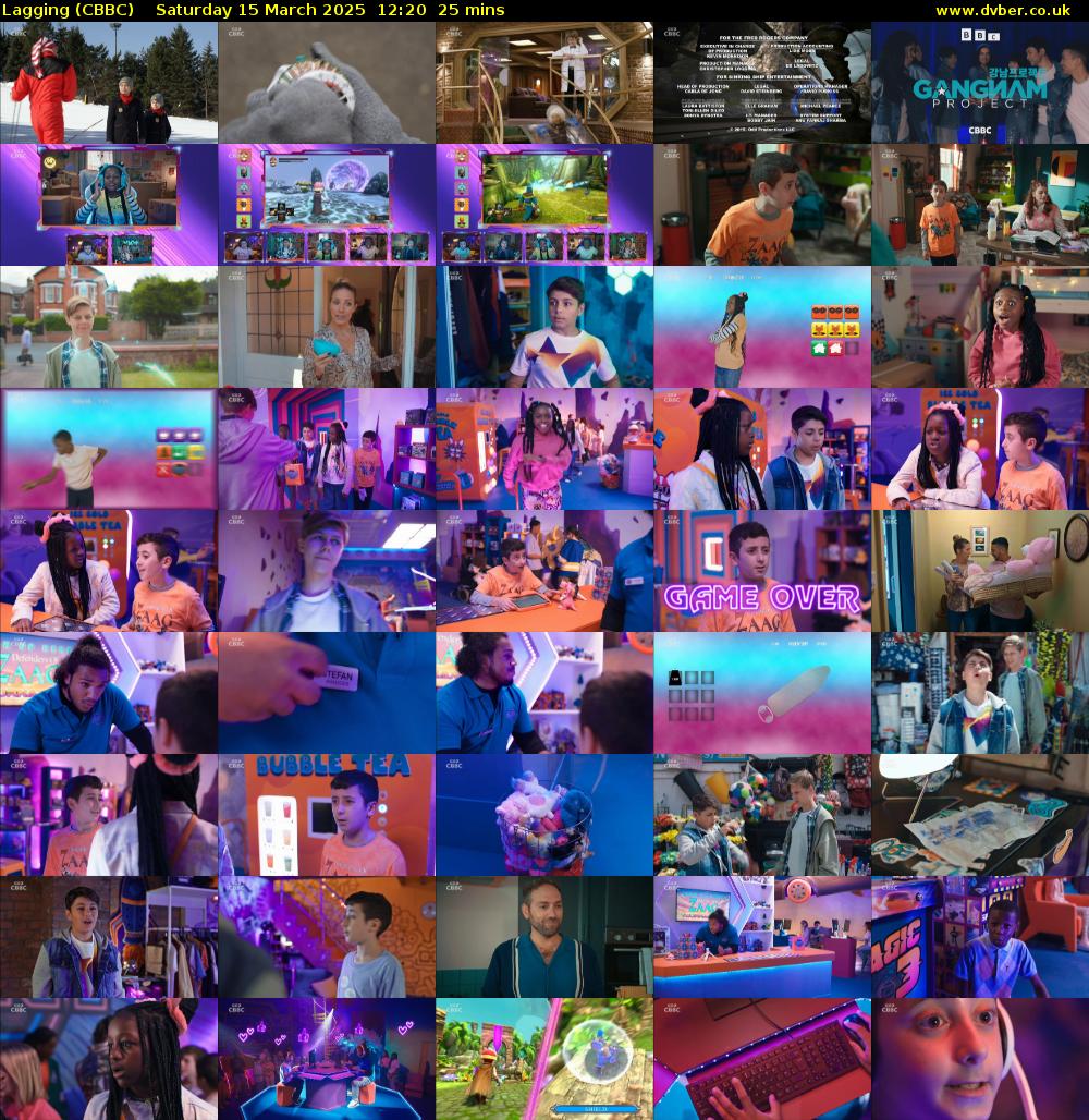 Lagging (CBBC) Saturday 15 March 2025 12:20 - 12:45