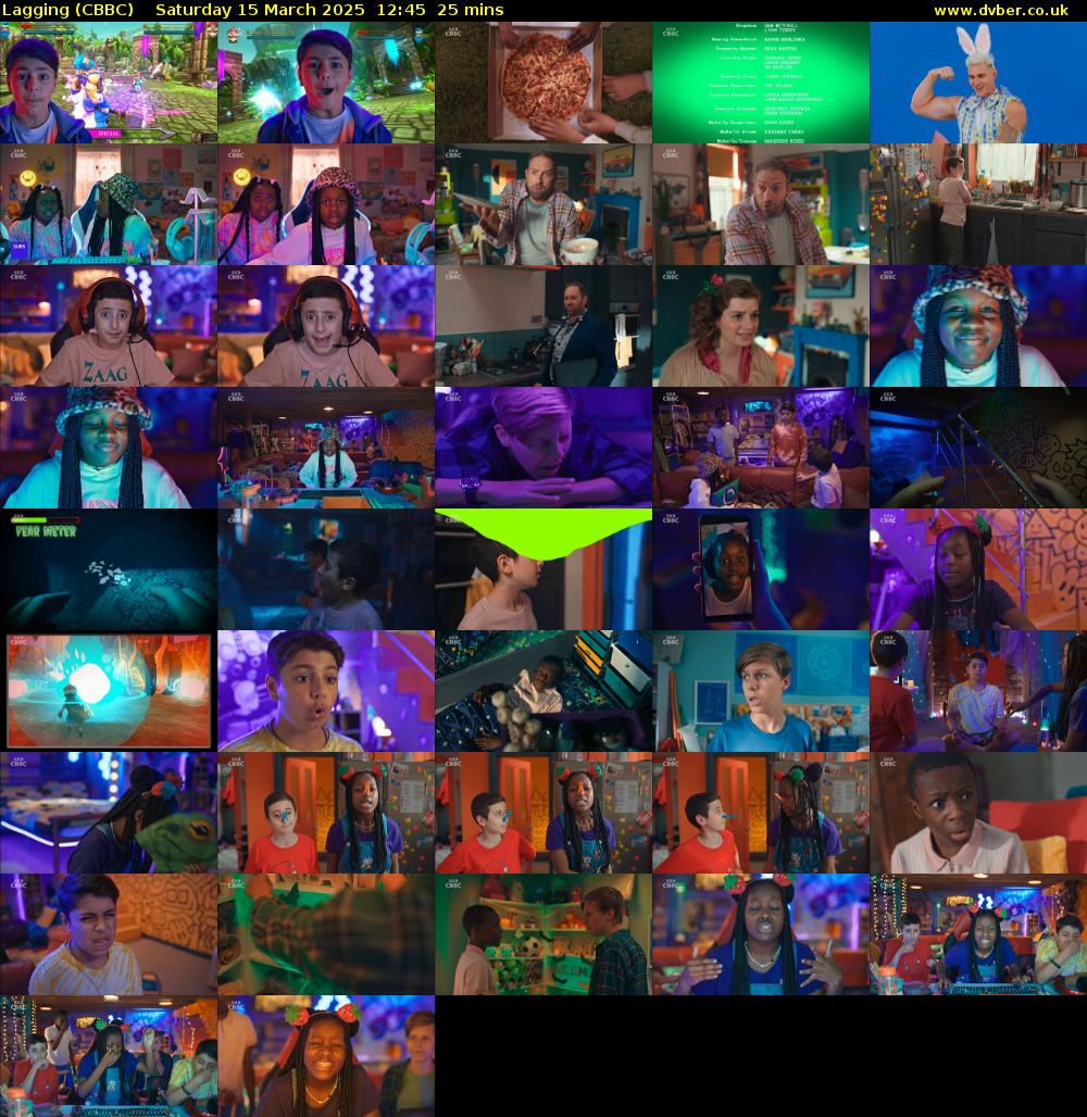 Lagging (CBBC) Saturday 15 March 2025 12:45 - 13:10