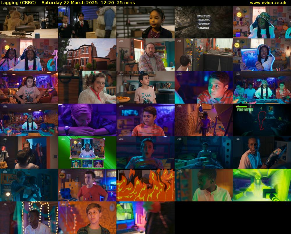 Lagging (CBBC) Saturday 22 March 2025 12:20 - 12:45