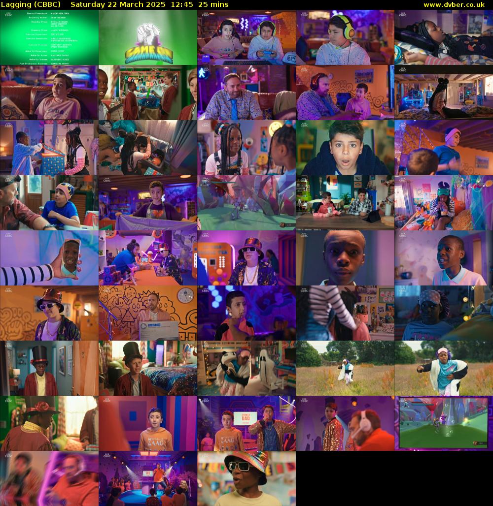 Lagging (CBBC) Saturday 22 March 2025 12:45 - 13:10