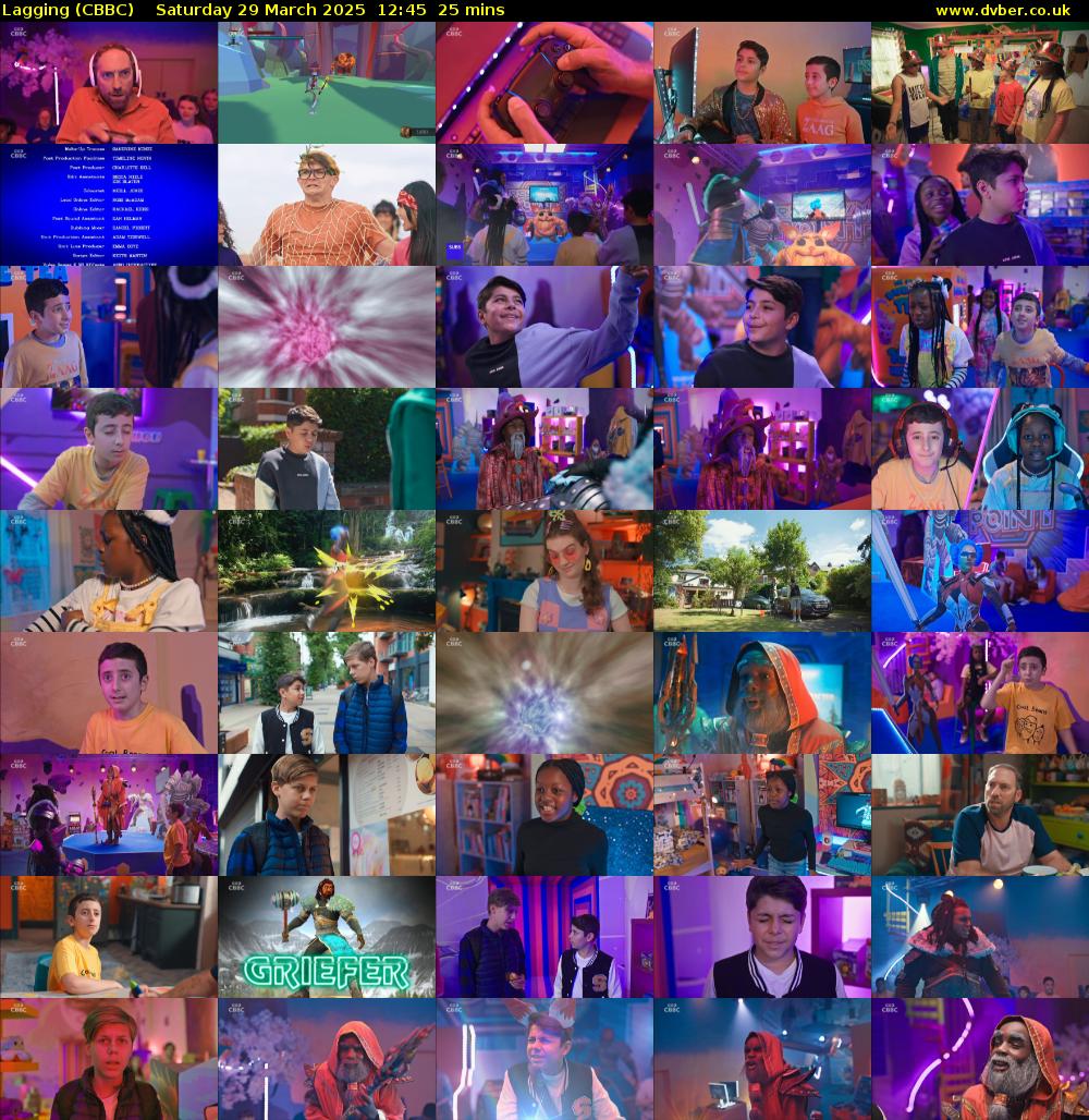 Lagging (CBBC) Saturday 29 March 2025 12:45 - 13:10