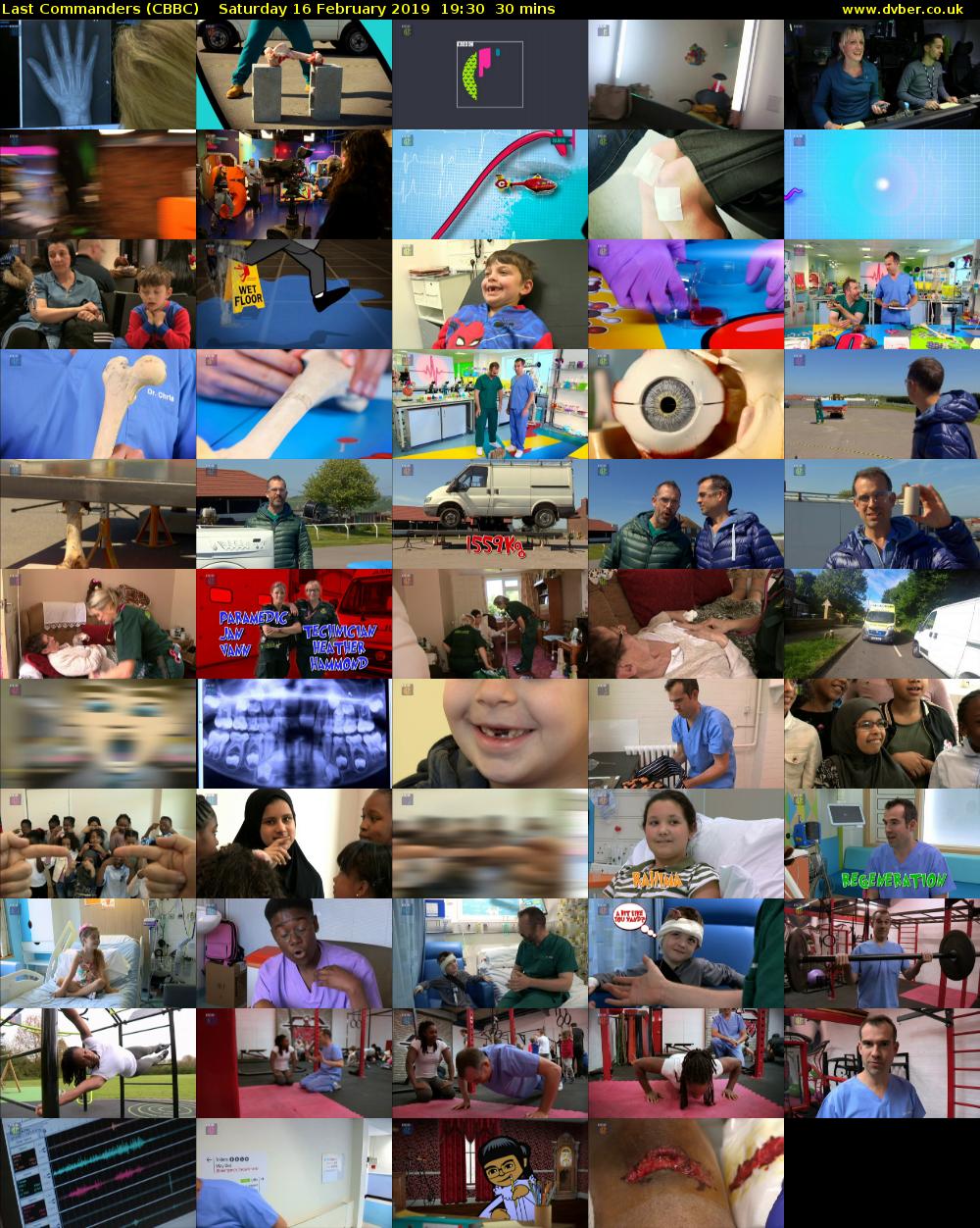 Last Commanders (CBBC) Saturday 16 February 2019 19:30 - 20:00
