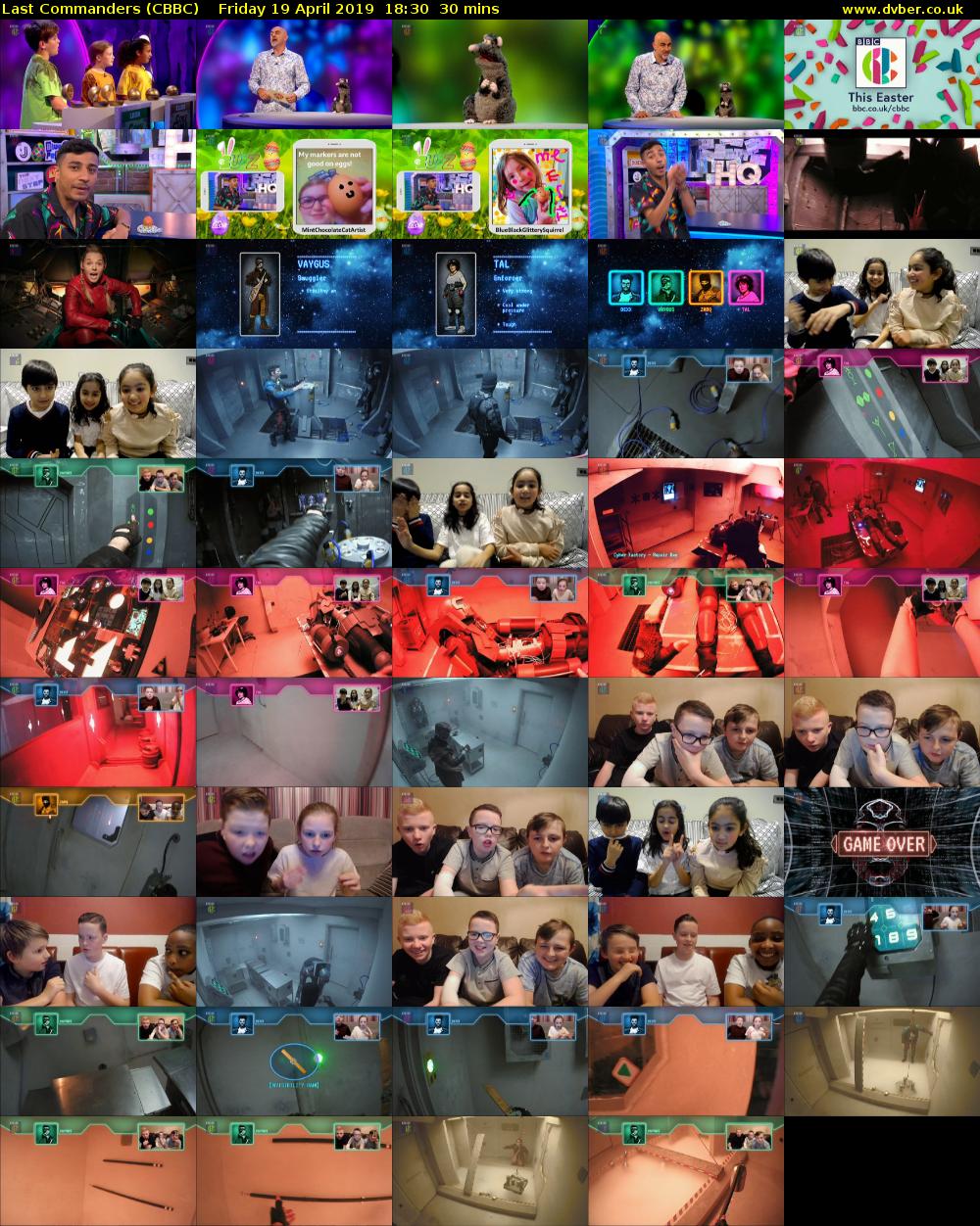 Last Commanders (CBBC) Friday 19 April 2019 18:30 - 19:00