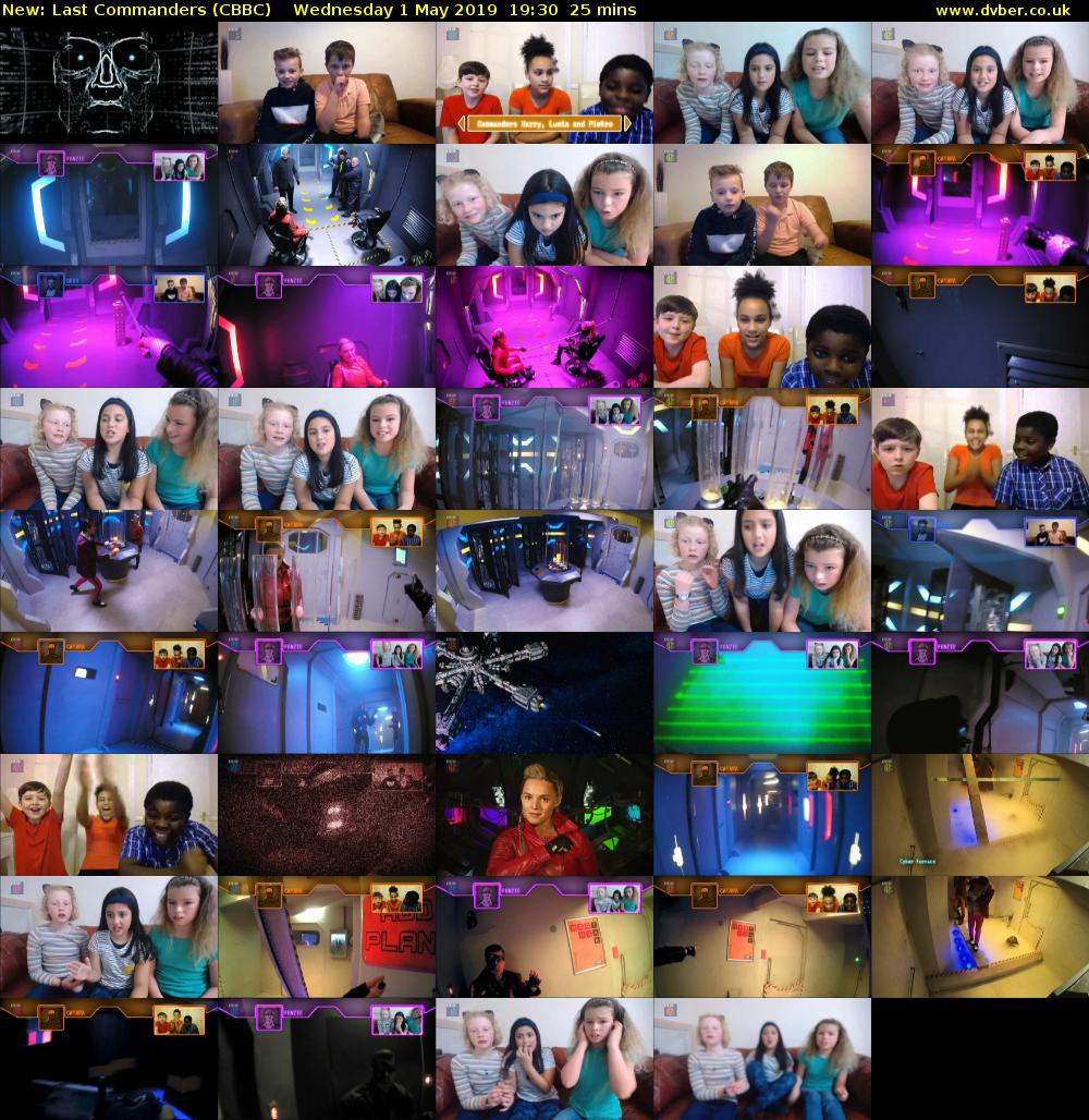 Last Commanders (CBBC) Wednesday 1 May 2019 19:30 - 19:55
