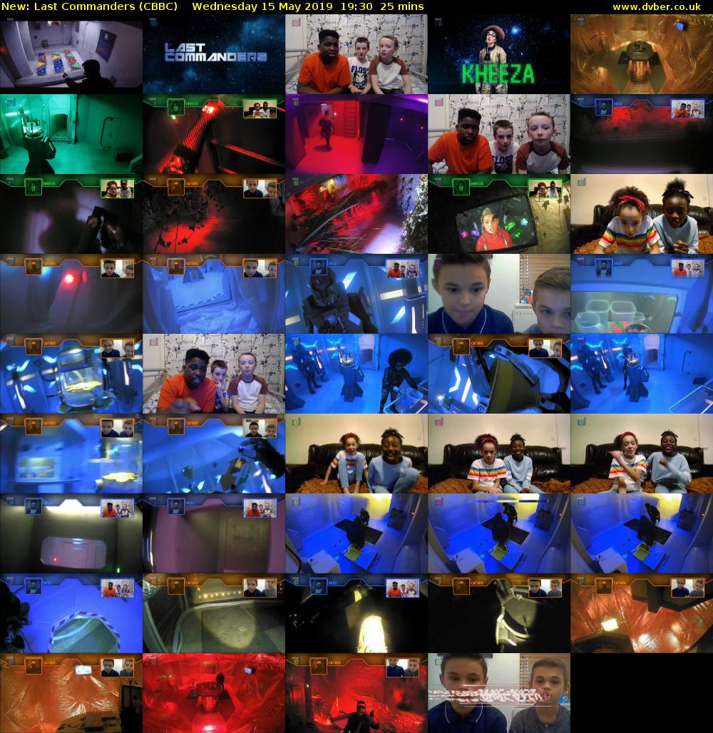 Last Commanders (CBBC) Wednesday 15 May 2019 19:30 - 19:55