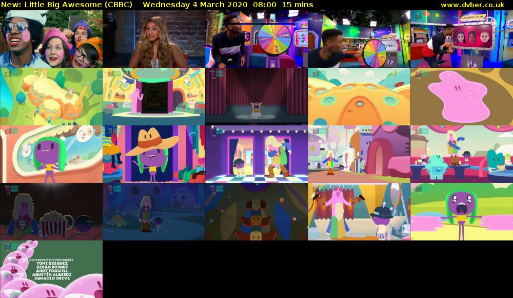Little Big Awesome (CBBC) Wednesday 4 March 2020 08:00 - 08:15