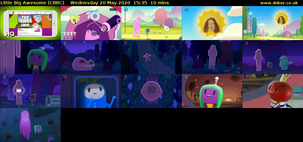Little Big Awesome (CBBC) Wednesday 20 May 2020 15:35 - 15:45