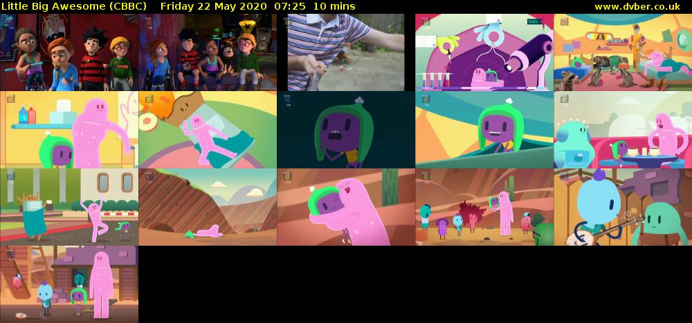 Little Big Awesome (CBBC) Friday 22 May 2020 07:25 - 07:35