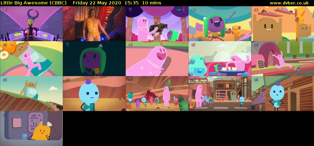 Little Big Awesome (CBBC) Friday 22 May 2020 15:35 - 15:45