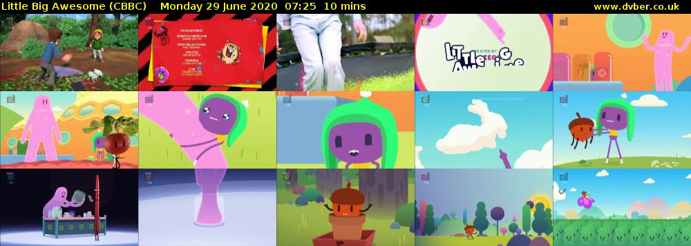 Little Big Awesome (CBBC) Monday 29 June 2020 07:25 - 07:35
