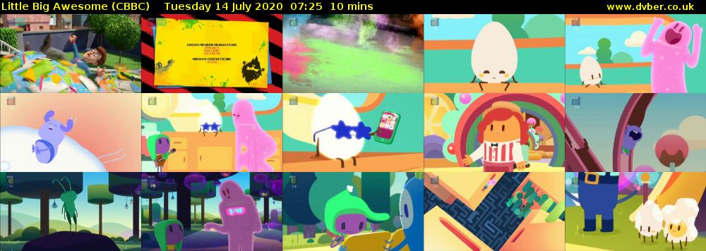 Little Big Awesome (CBBC) Tuesday 14 July 2020 07:25 - 07:35
