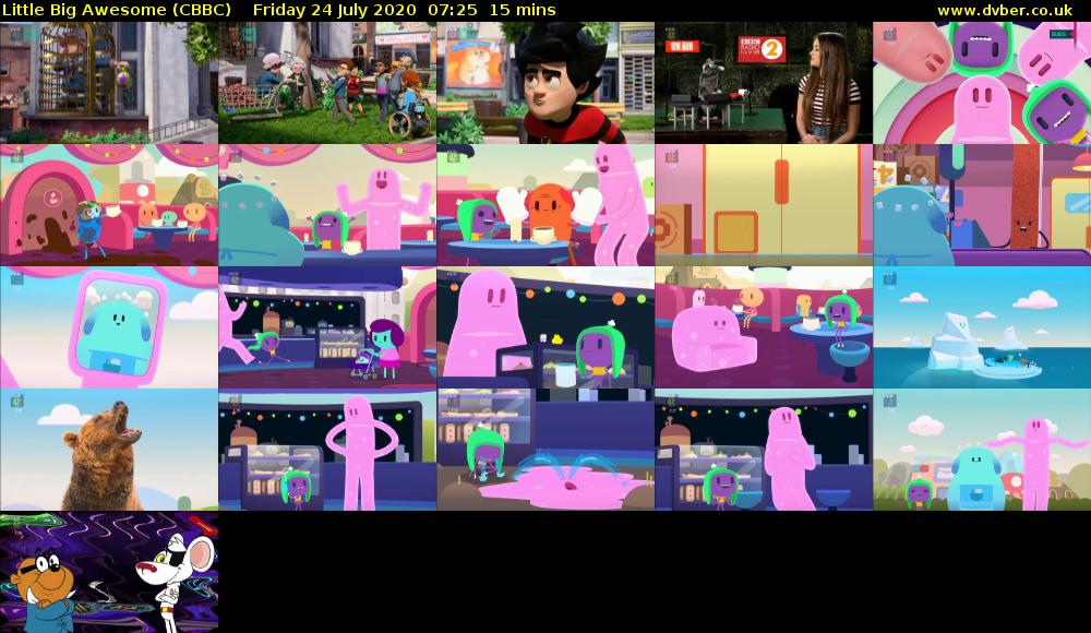 Little Big Awesome (CBBC) Friday 24 July 2020 07:25 - 07:40