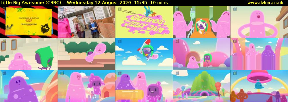 Little Big Awesome (CBBC) Wednesday 12 August 2020 15:35 - 15:45