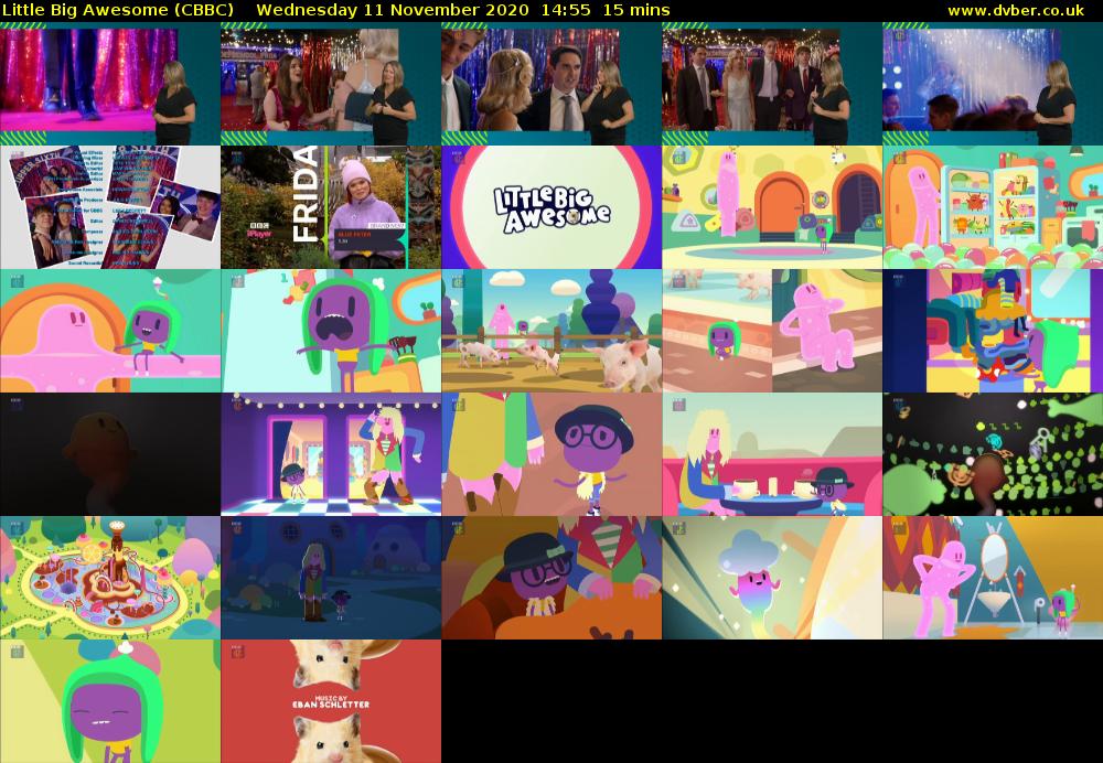 Little Big Awesome (CBBC) Wednesday 11 November 2020 14:55 - 15:10