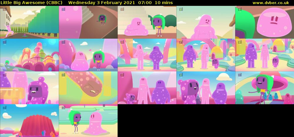 Little Big Awesome (CBBC) Wednesday 3 February 2021 07:00 - 07:10