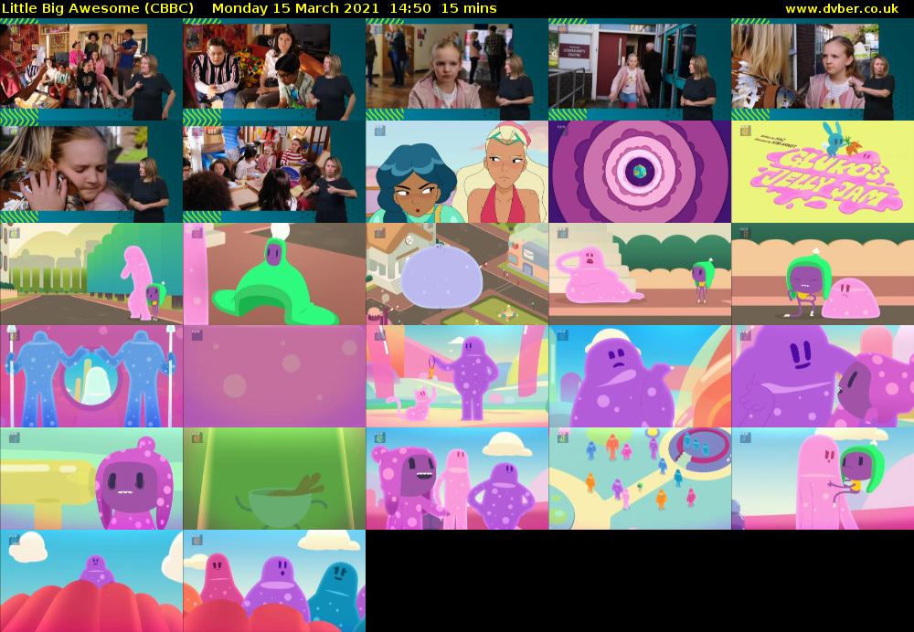 Little Big Awesome (CBBC) Monday 15 March 2021 14:50 - 15:05