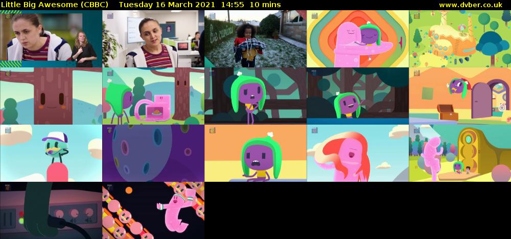 Little Big Awesome (CBBC) Tuesday 16 March 2021 14:55 - 15:05