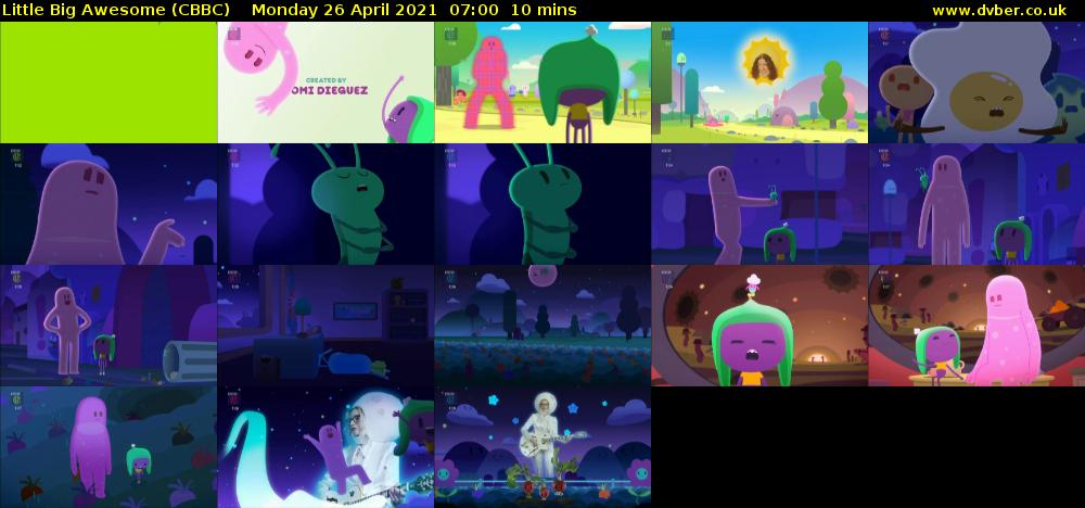 Little Big Awesome (CBBC) Monday 26 April 2021 07:00 - 07:10
