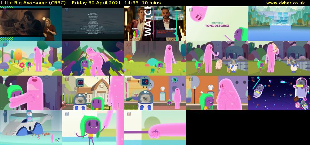 Little Big Awesome (CBBC) Friday 30 April 2021 14:55 - 15:05