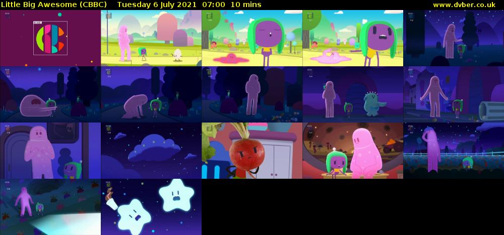 Little Big Awesome (CBBC) Tuesday 6 July 2021 07:00 - 07:10