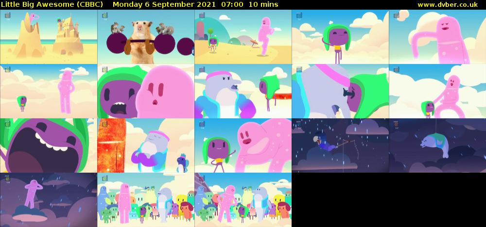 Little Big Awesome (CBBC) Monday 6 September 2021 07:00 - 07:10
