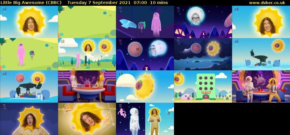 Little Big Awesome (CBBC) Tuesday 7 September 2021 07:00 - 07:10