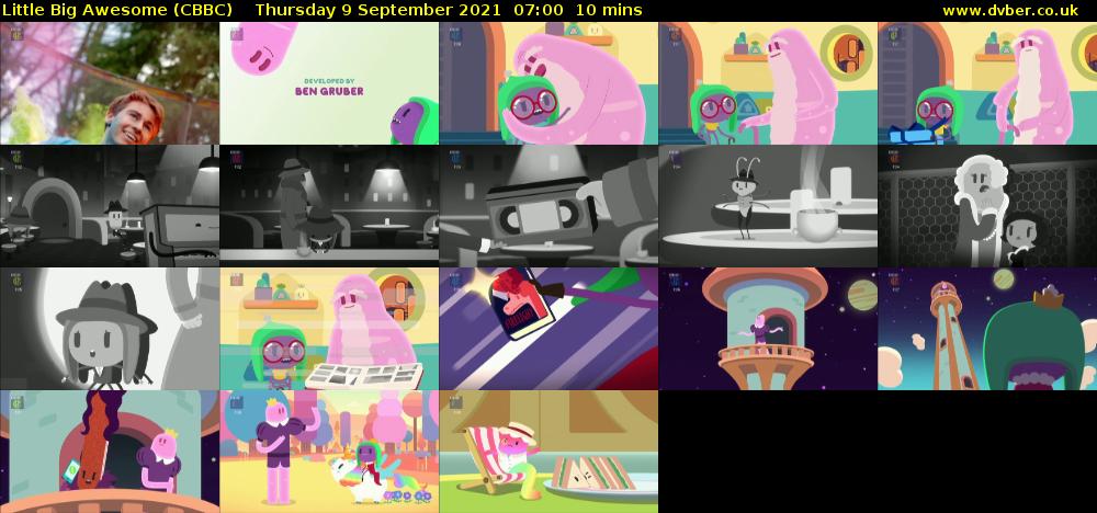 Little Big Awesome (CBBC) Thursday 9 September 2021 07:00 - 07:10