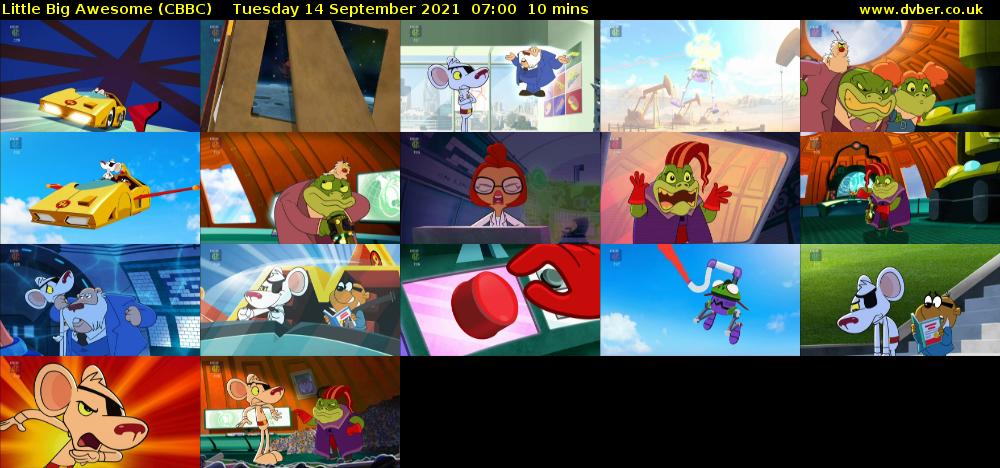 Little Big Awesome (CBBC) Tuesday 14 September 2021 07:00 - 07:10