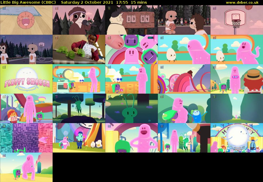 Little Big Awesome (CBBC) Saturday 2 October 2021 17:55 - 18:10