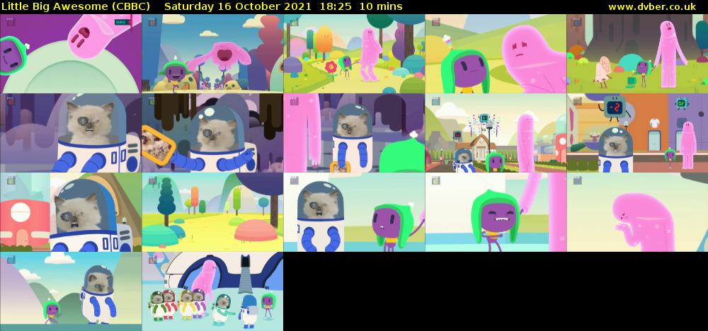 Little Big Awesome (CBBC) Saturday 16 October 2021 18:25 - 18:35