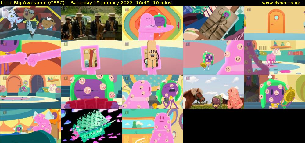 Little Big Awesome (CBBC) Saturday 15 January 2022 16:45 - 16:55