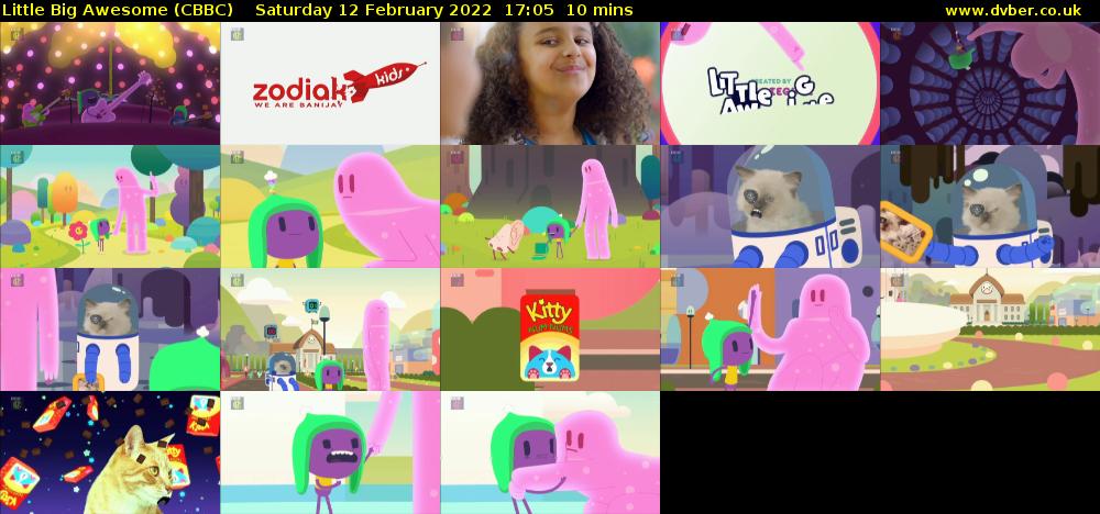 Little Big Awesome (CBBC) Saturday 12 February 2022 17:05 - 17:15