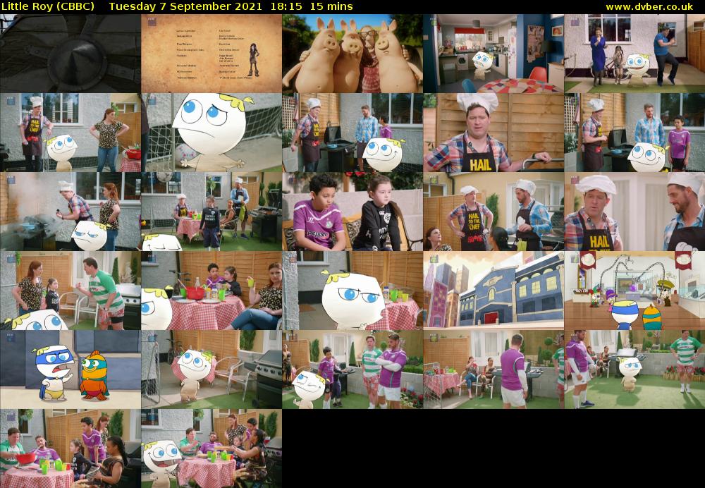 Little Roy (CBBC) Tuesday 7 September 2021 18:15 - 18:30