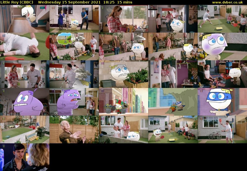 Little Roy (CBBC) Wednesday 15 September 2021 18:25 - 18:40