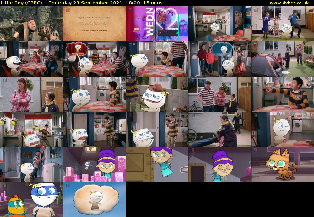 Little Roy (CBBC) Thursday 23 September 2021 18:20 - 18:35