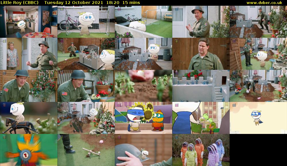 Little Roy (CBBC) Tuesday 12 October 2021 18:20 - 18:35