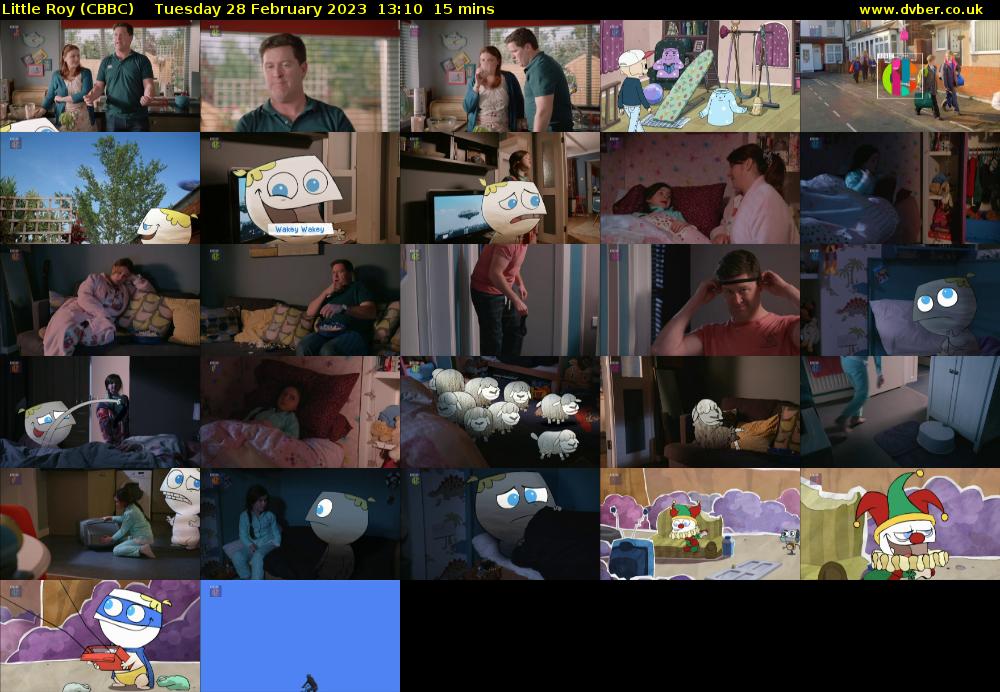 Little Roy (CBBC) Tuesday 28 February 2023 13:10 - 13:25