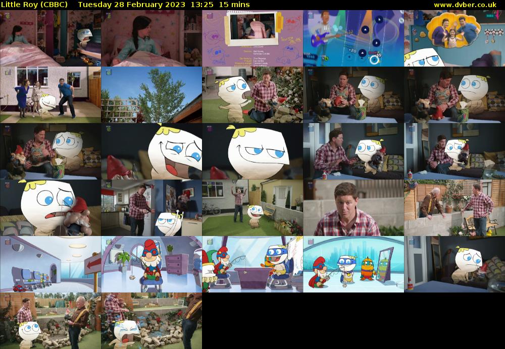 Little Roy (CBBC) Tuesday 28 February 2023 13:25 - 13:40