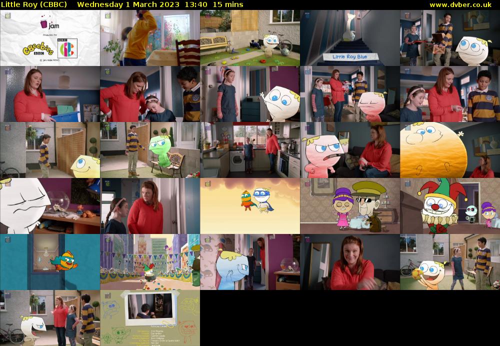 Little Roy (CBBC) Wednesday 1 March 2023 13:40 - 13:55