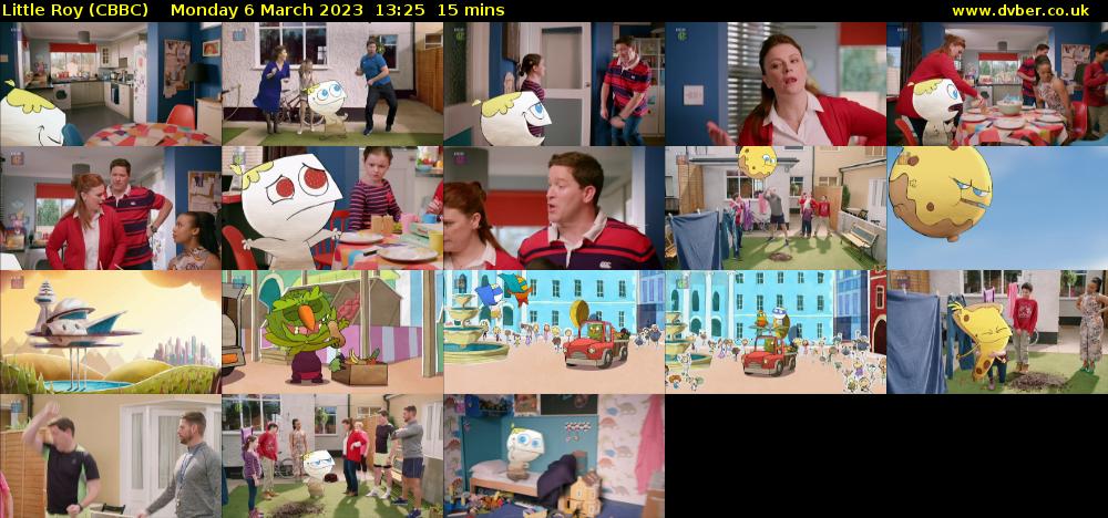 Little Roy (CBBC) Monday 6 March 2023 13:25 - 13:40