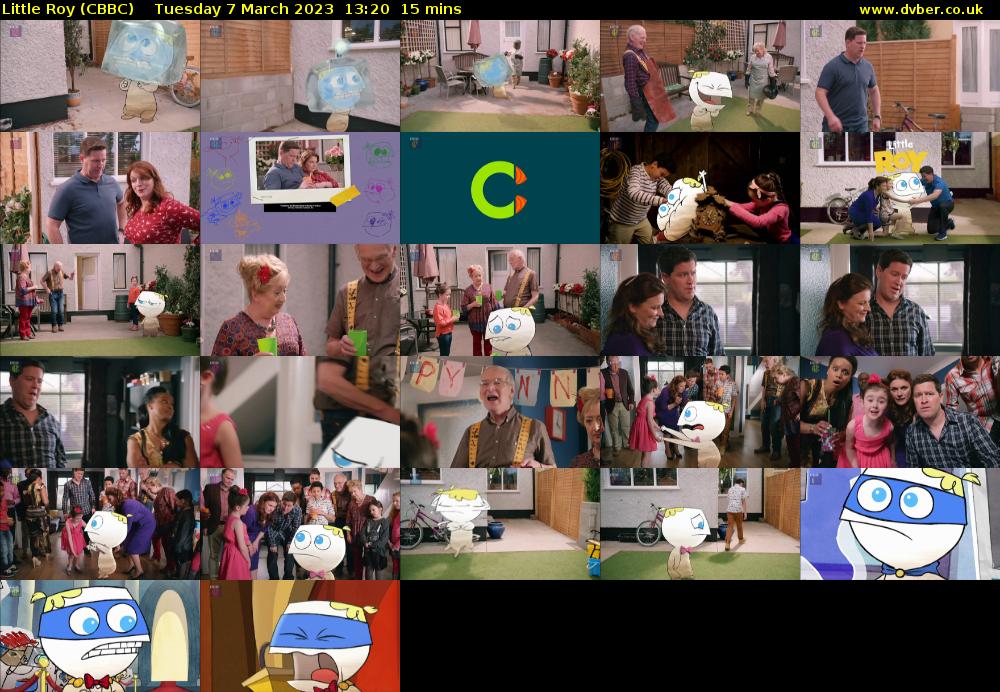 Little Roy (CBBC) Tuesday 7 March 2023 13:20 - 13:35